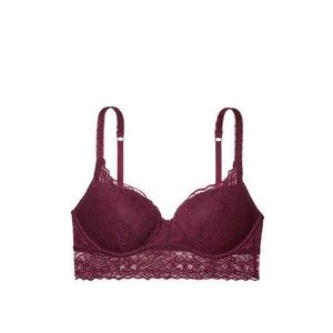 NWT Push Up Ruby Lace Bralette Bra M 34-36 D-DD
